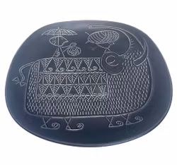 Piatto Stig Lindberg Piazza di Gustavsberg