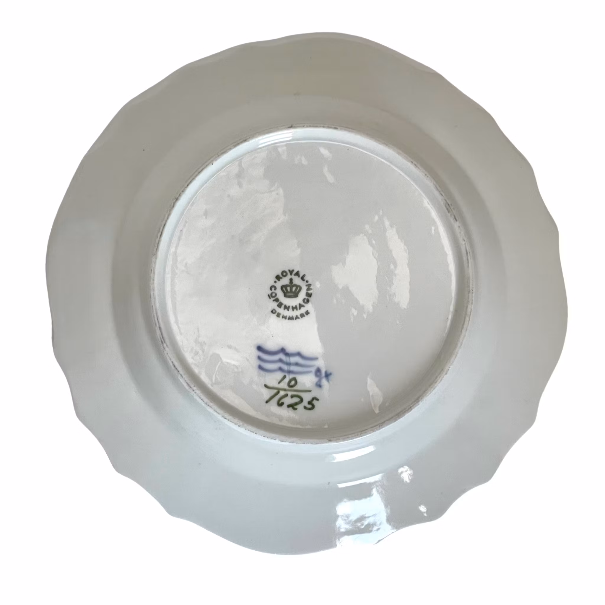 Royal Copenhagen, 6 sinikukkaposliinilautasta