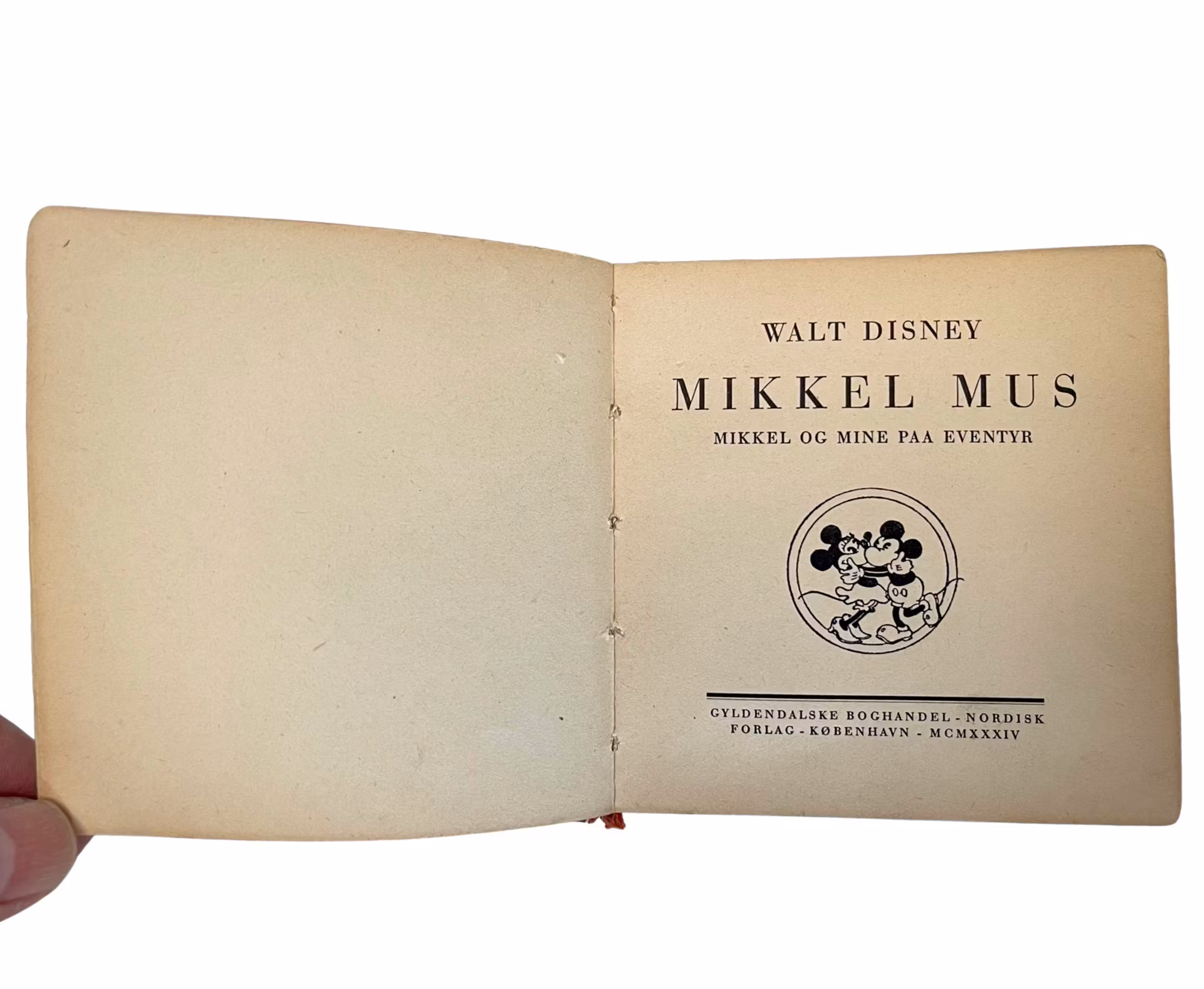 WALT DISNEY Myszka Miki, Mikkel i ja na przygodzie, 1933 Kopenhaga