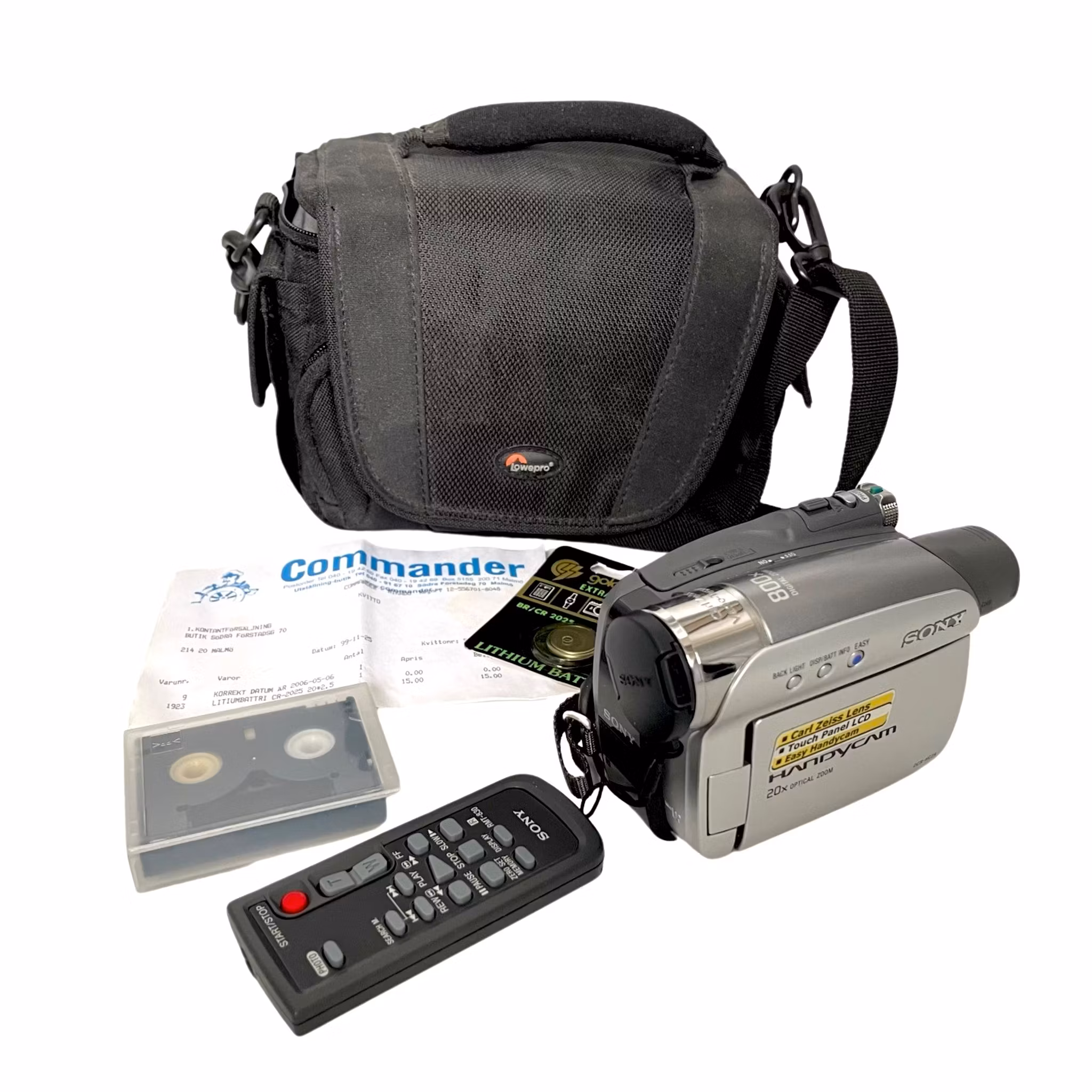 Sony handycam DCR-HC24E, 20x optical zoom