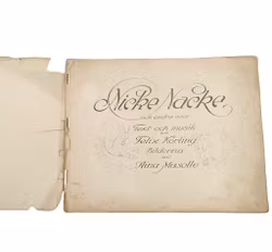 Nicke-Nacke, 1919. Felix Körling, Aina Masolle