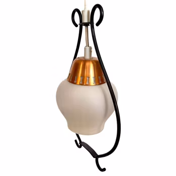 Vintage, Smide taklampa fönsterlampa