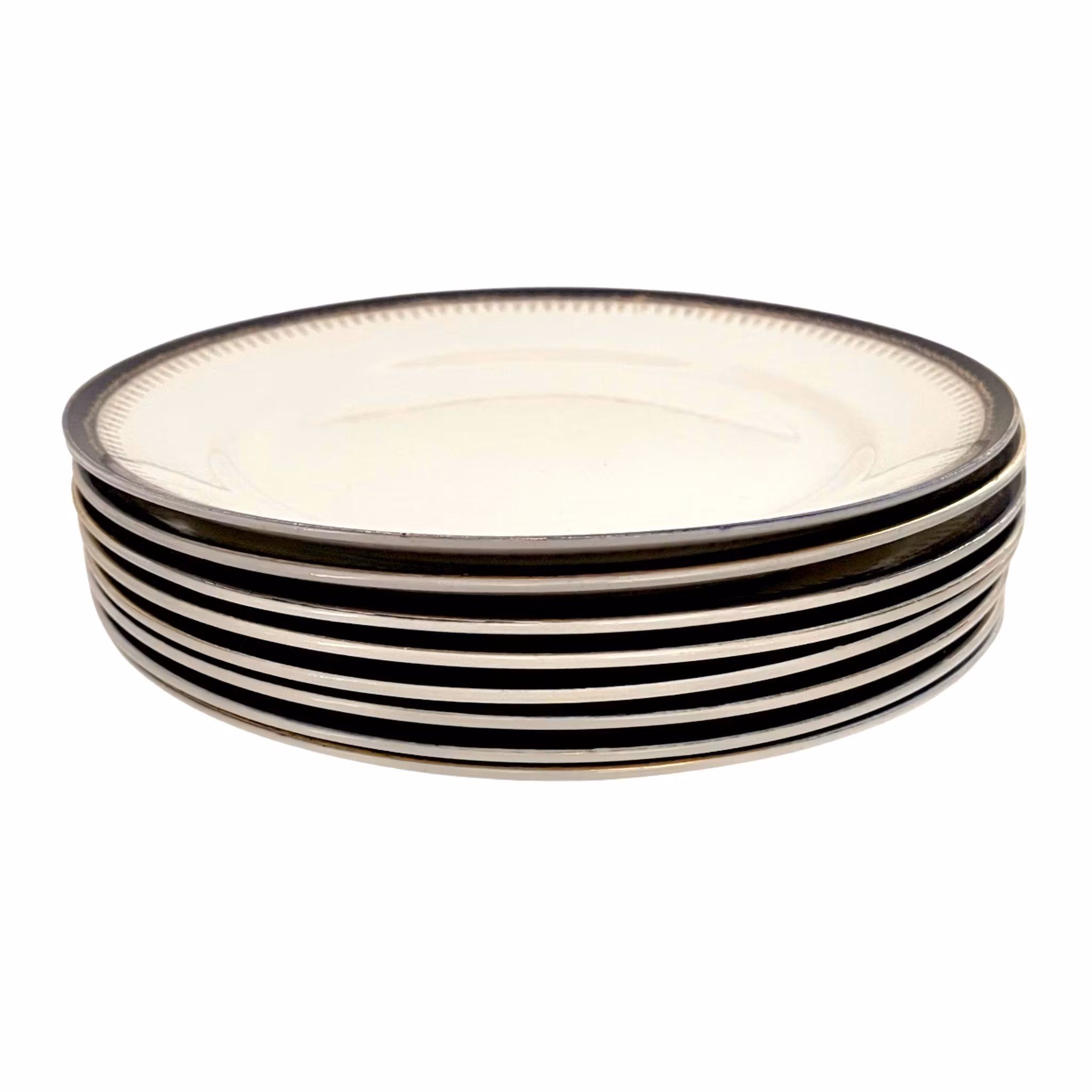 8 St Gustavsberg Opak tallrikar, 21 cm