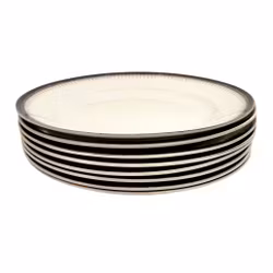 8 St Gustavsberg Opak tallrikar, 21 cm