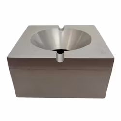 Vintage, askebæger, aluminium