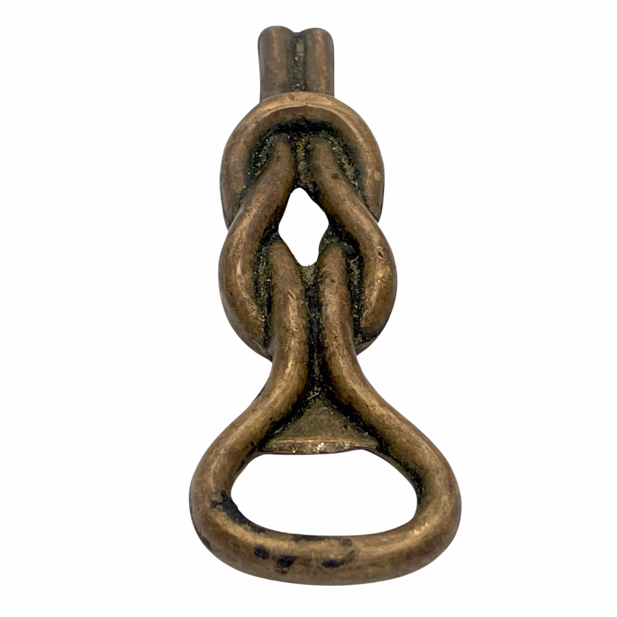 Antyczny otwieracz do butelek Knut z brązu