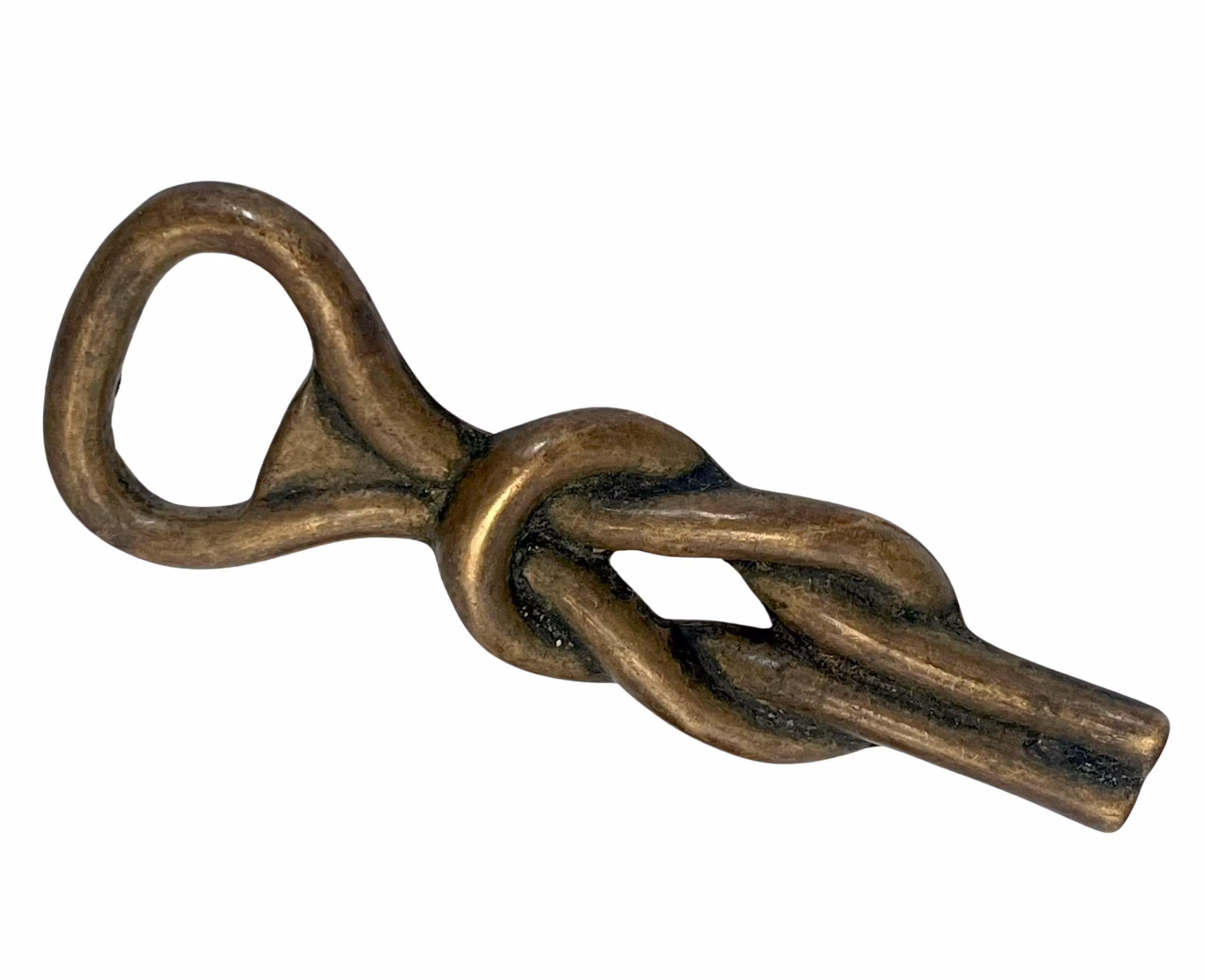 Antyczny otwieracz do butelek Knut z brązu