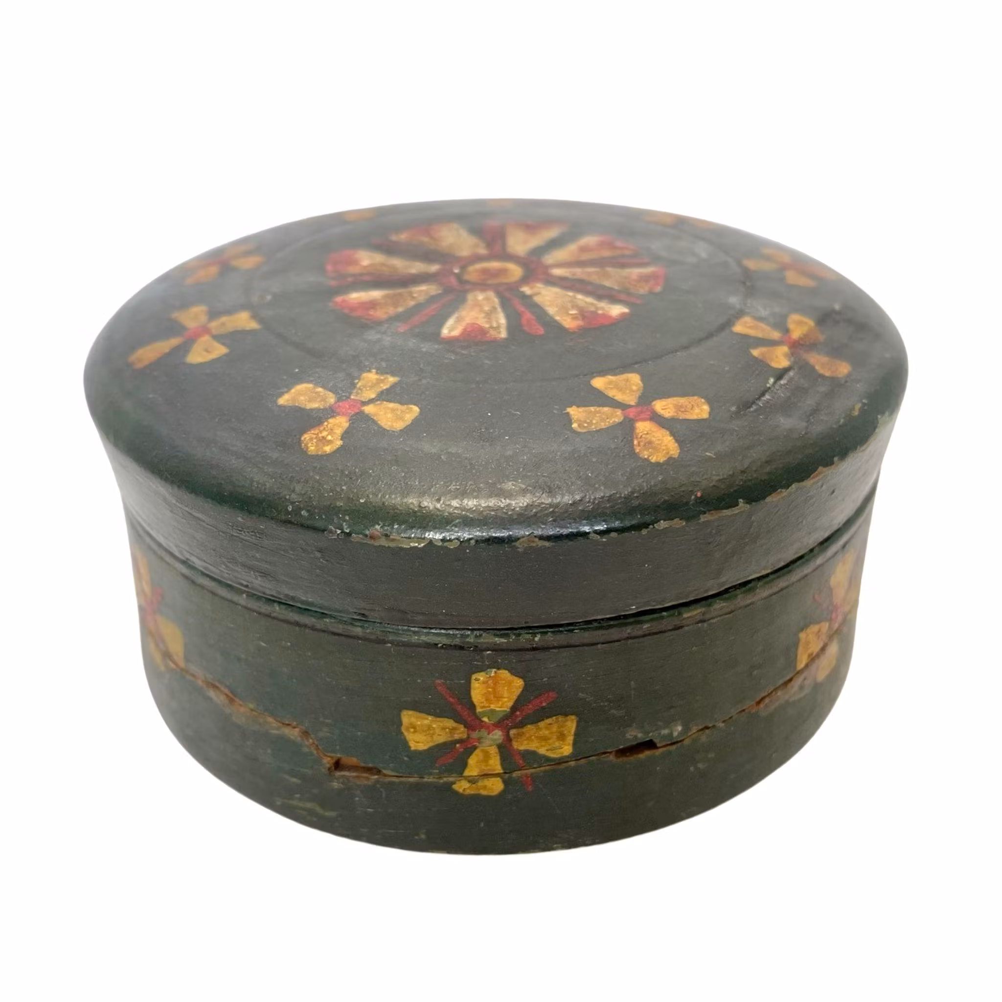 Popiół maślany, drewno zwykłe malowane, XIX w