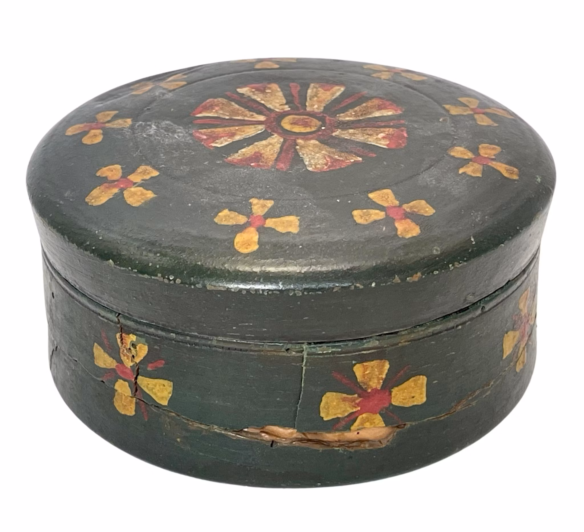 Popiół maślany, drewno zwykłe malowane, XIX w