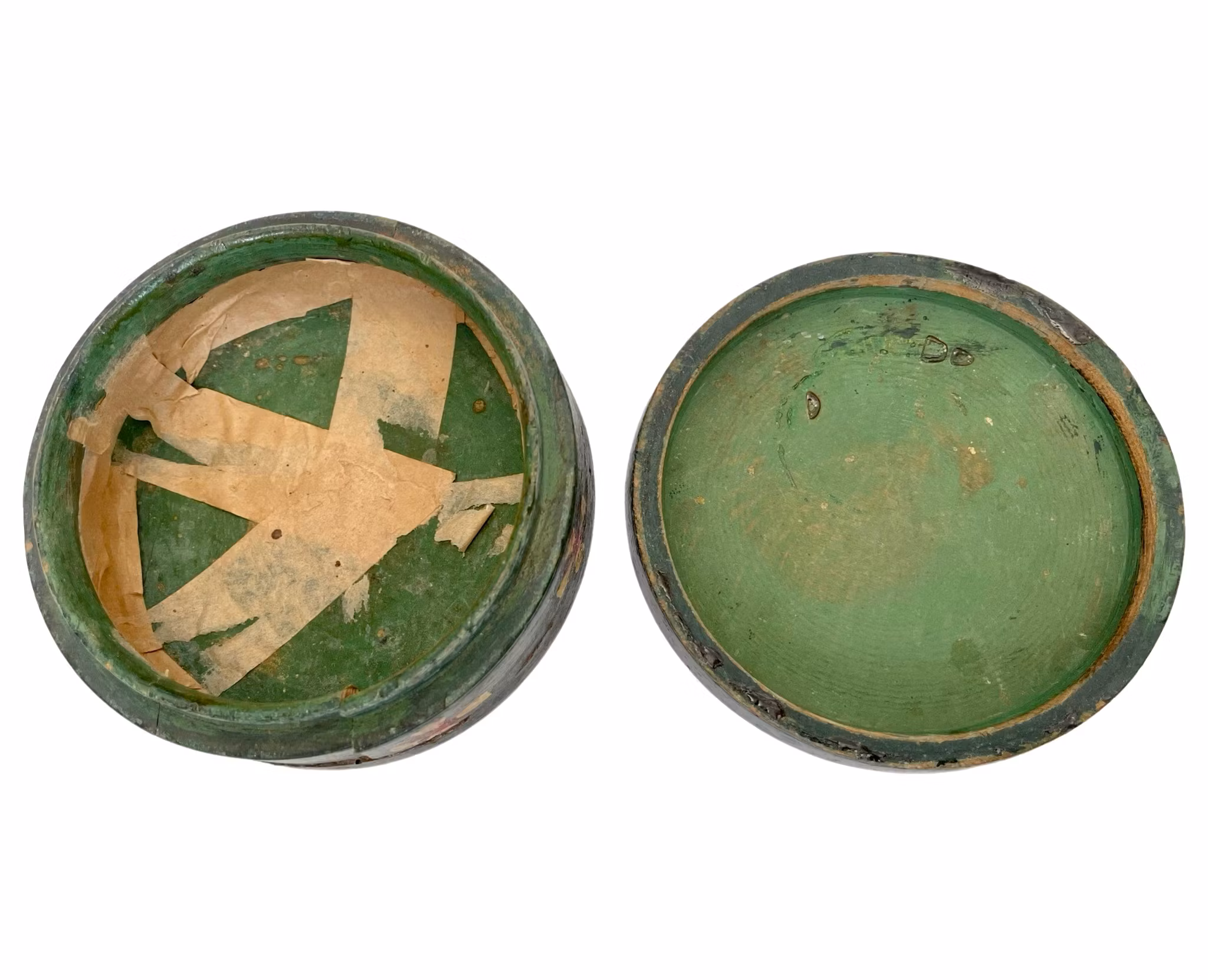 Popiół maślany, drewno zwykłe malowane, XIX w