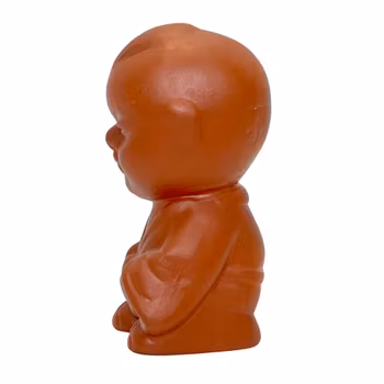 Mini Oriental Shaman figurin, Terracotta, signerad