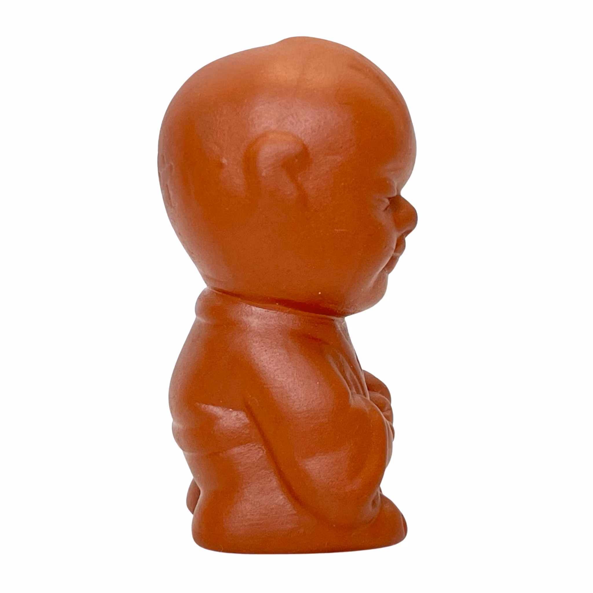 Mini figurka orientalnego szamana, terakota, sygnowana