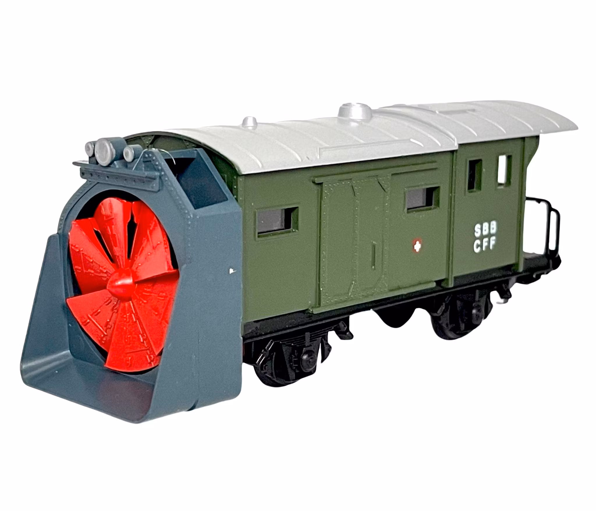 Wagon chasse-neige Kleinbahn HO 322 des CFF Suisse