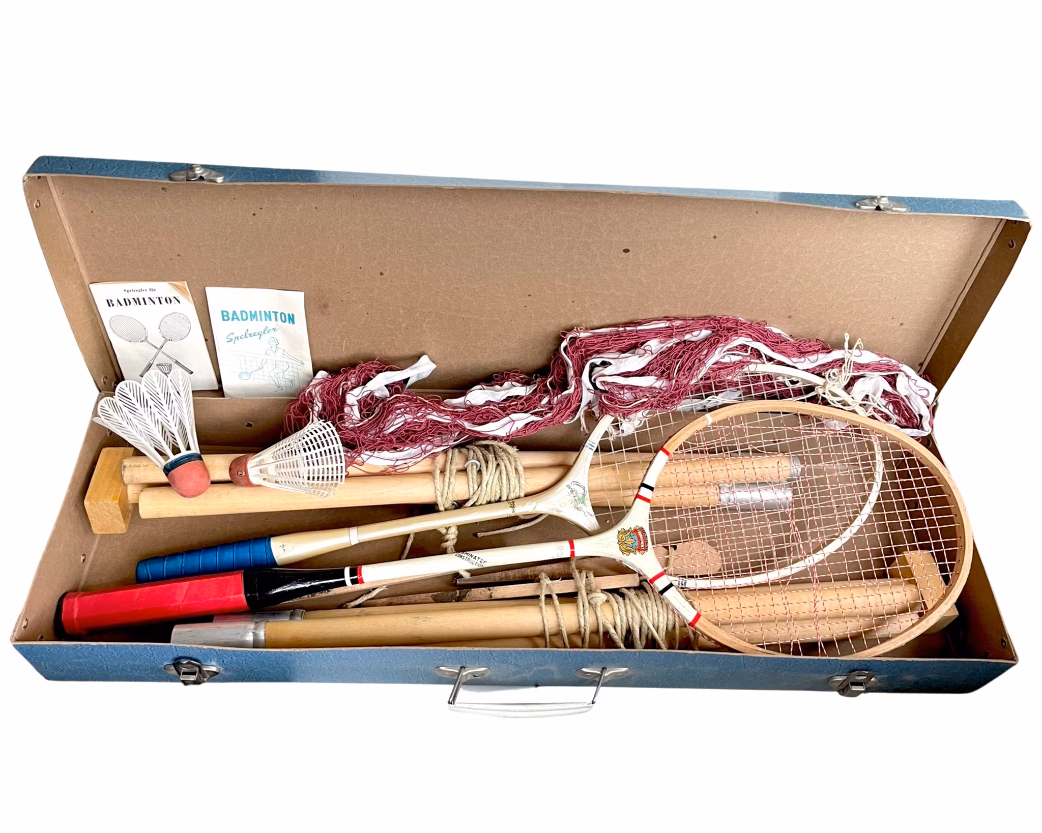 Vintage, Badminton set i väska