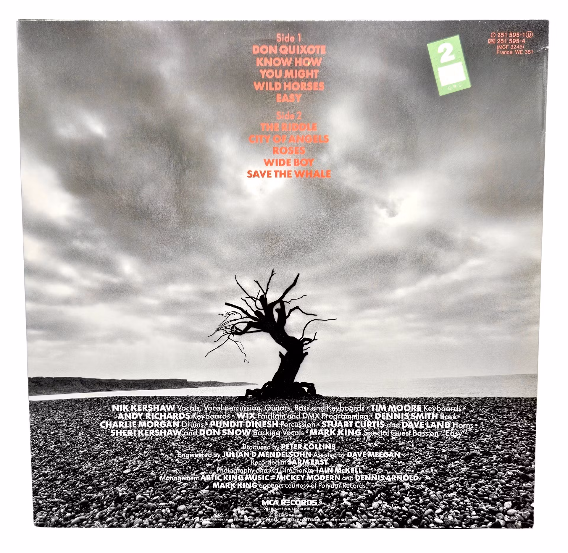 Nik Kershaw, The Riddle, LP