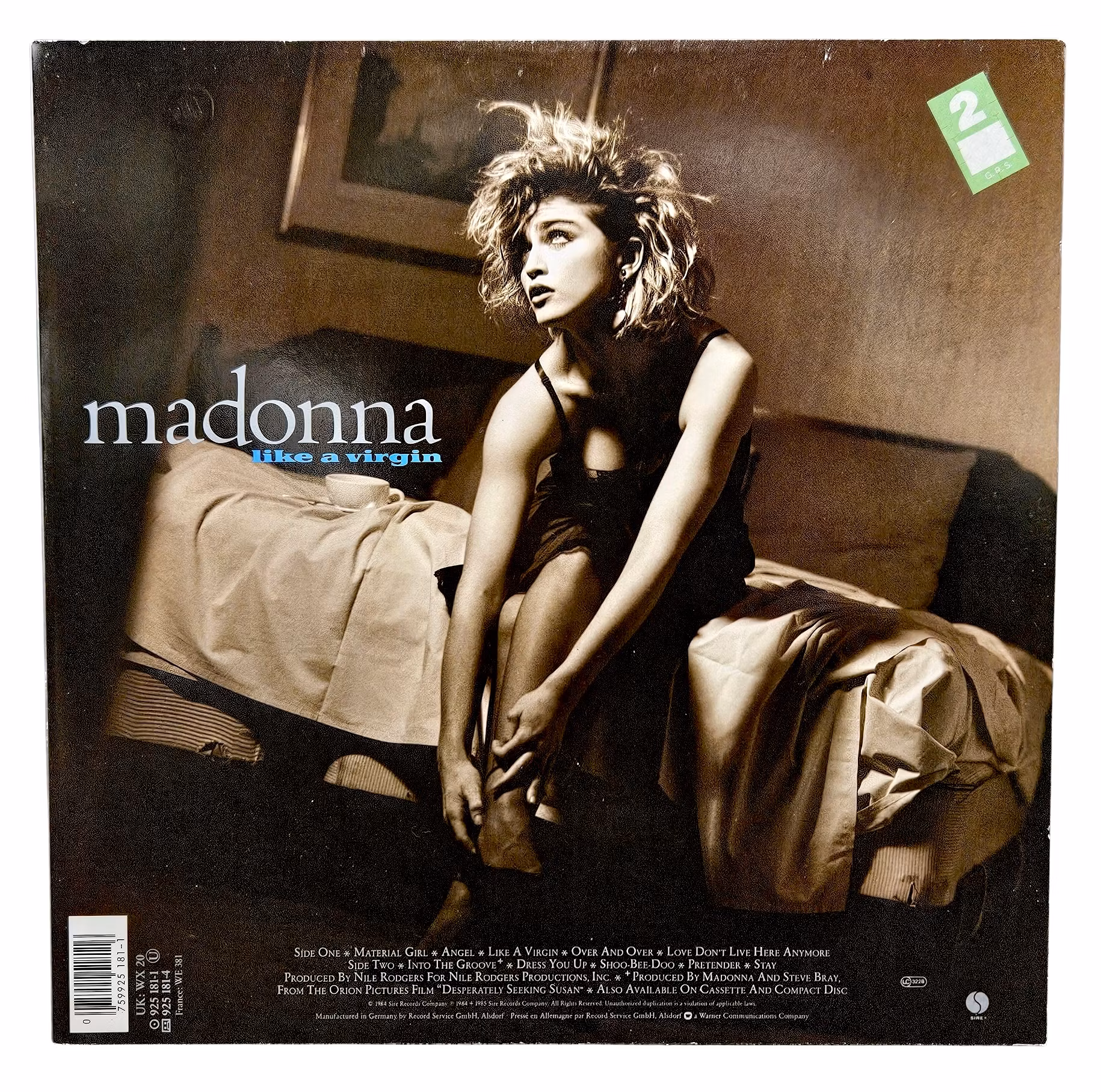 Madonna, Like A Virgin, LP