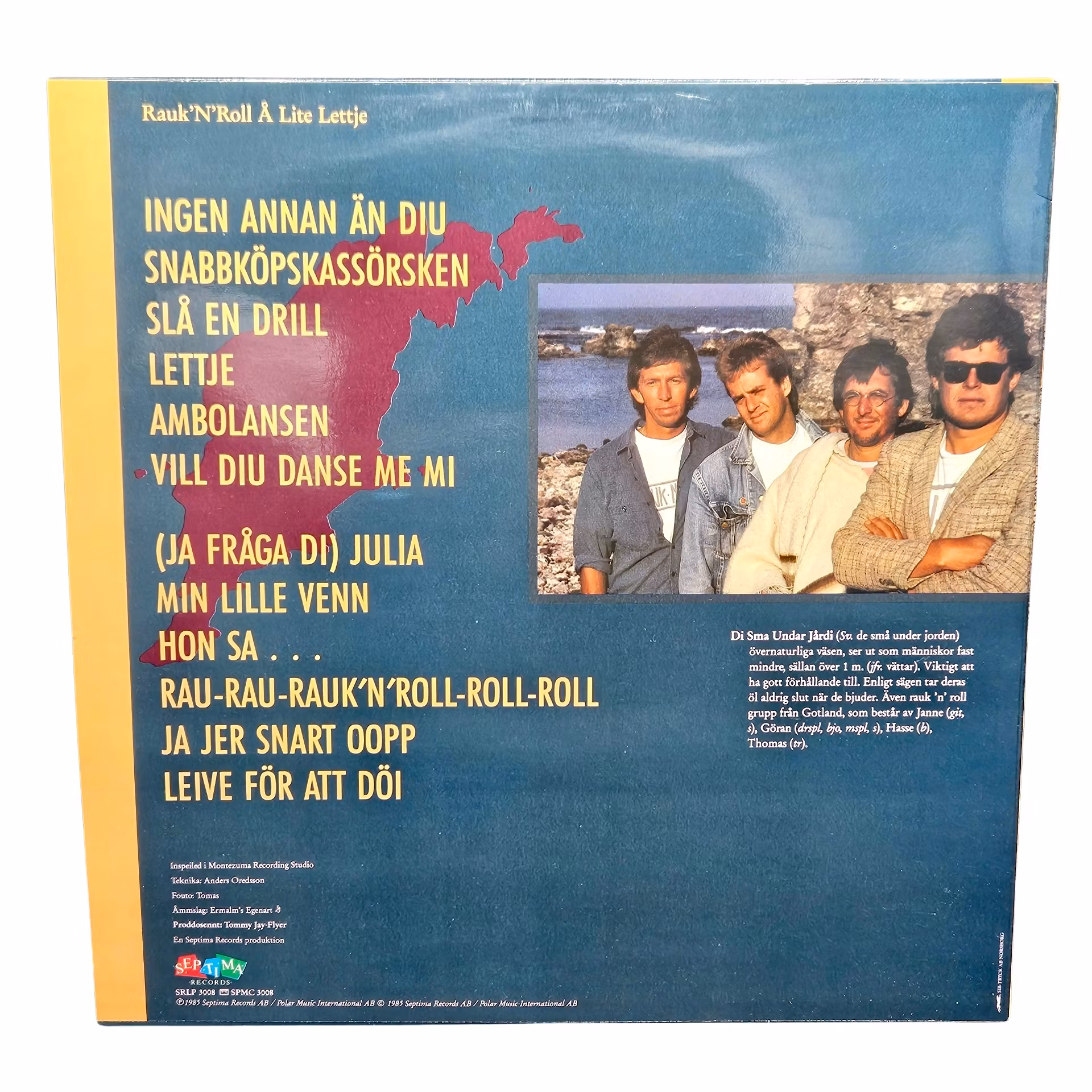 Di Sma Undar Jårdi, Rauk N Roll Å Lite Lettje, LP