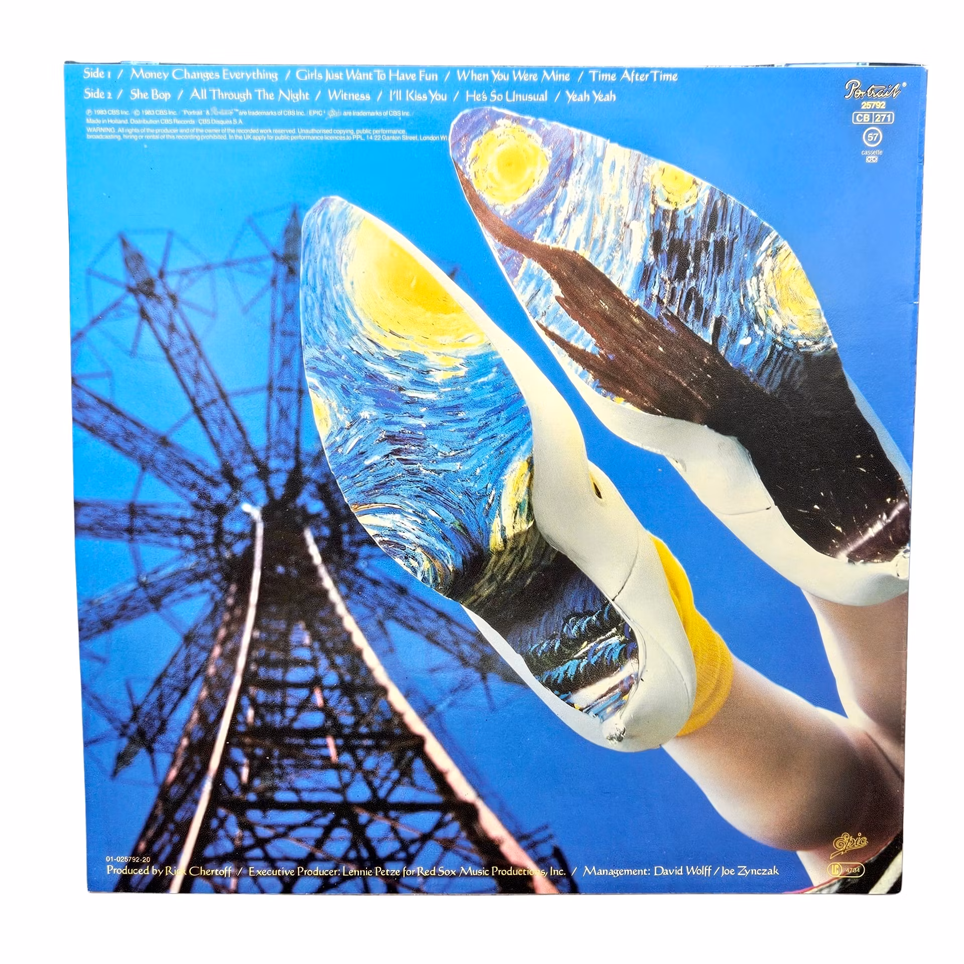 Cyndi Lauper, She Is So Unusual, LP NY