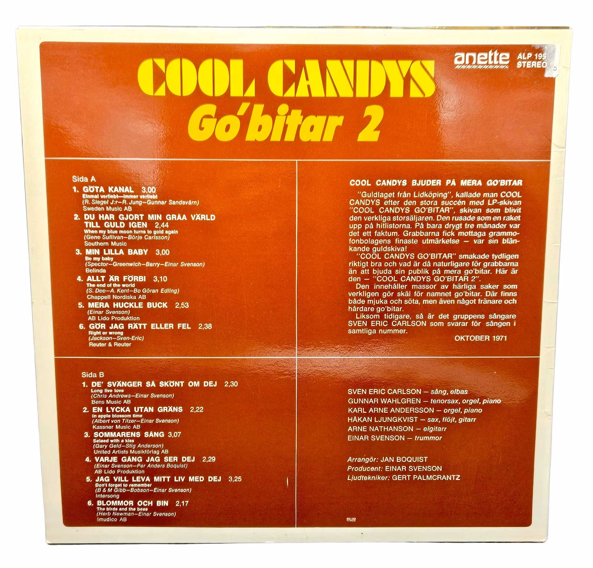 Cool Candy, Go Bitar 2, LP