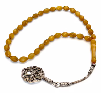 Iskender Usta, Osmansk Radband Tesbih, noshörningshorn, tidigt 1900-talet