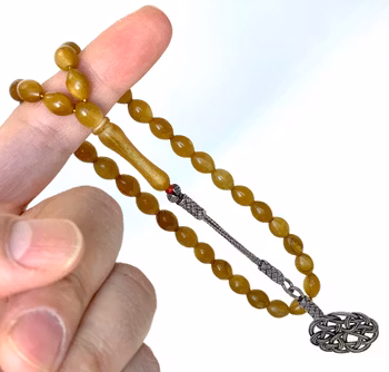 Iskender Usta, Osmansk Radband Tesbih, noshörningshorn, tidigt 1900-talet