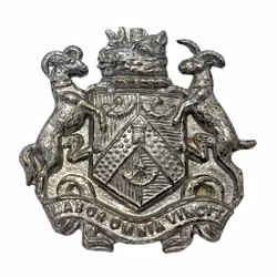 15 pcs Bradford City Tramways, Collar/strike badge, chrome, from the 1930s/1940s onwards