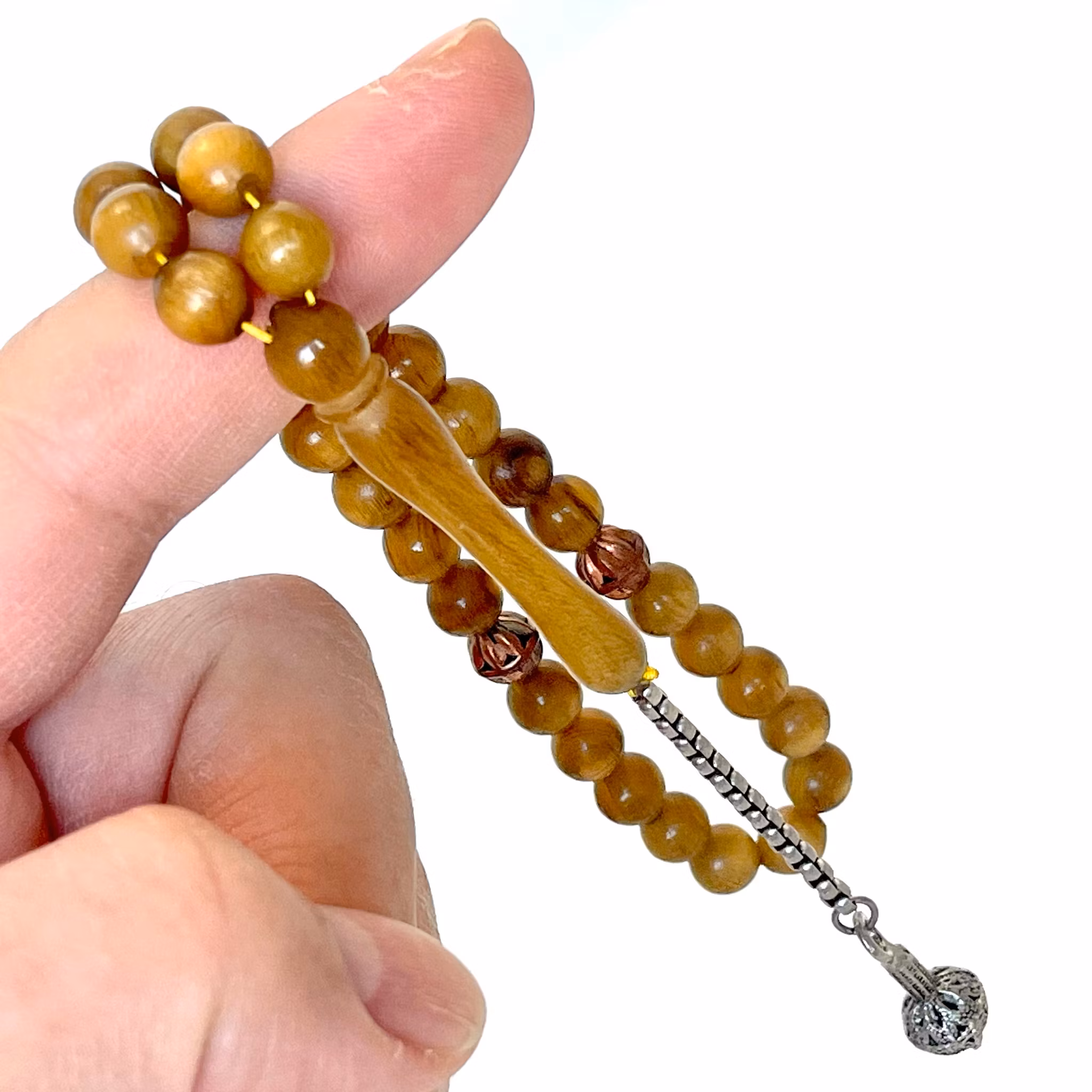 Iskender Ustadan, Rosaire ottoman / Misbaha, corne de rhinocéros, début du XXe siècle