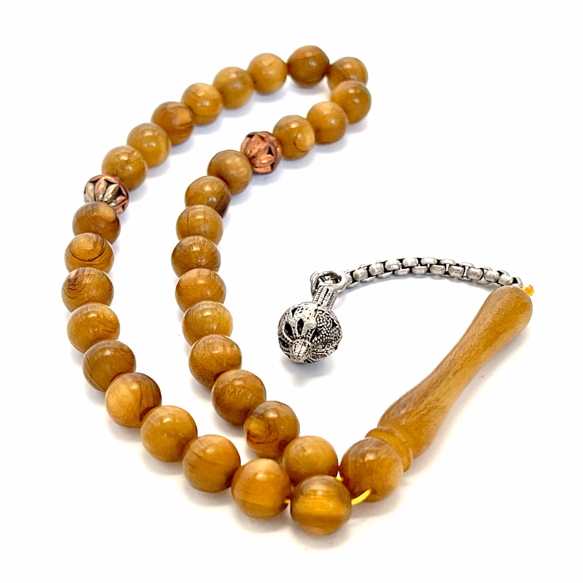 Iskender Ustadan, Rosaire ottoman / Misbaha, corne de rhinocéros, début du XXe siècle