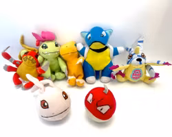 Pokemon and Digimon Figures
