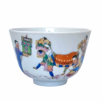 Kina, Qingdynastin (1644-1912) porslin skål