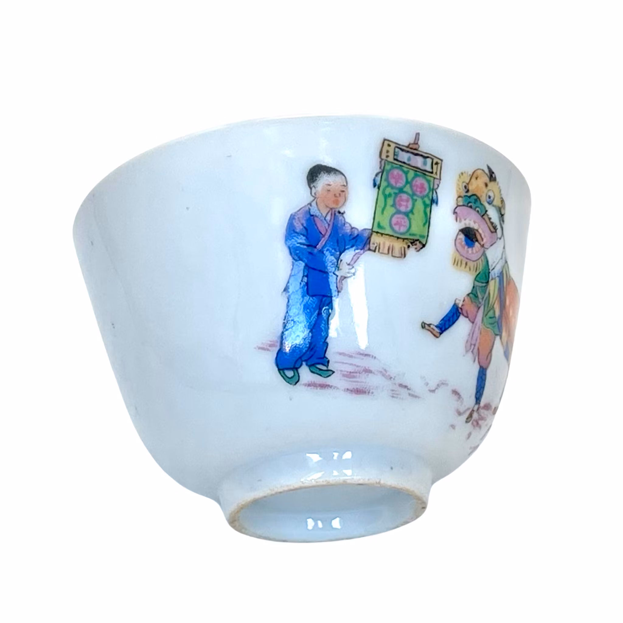 Kina, Qingdynastin (1644-1912) porslin skål