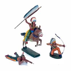 Figurer, 1930-tal, Elastolin, bestående av indianer