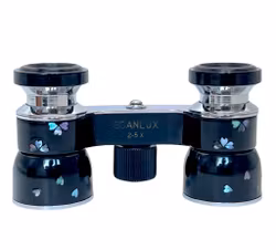 Vintage, Scanlux 2.5x Binoculars with case