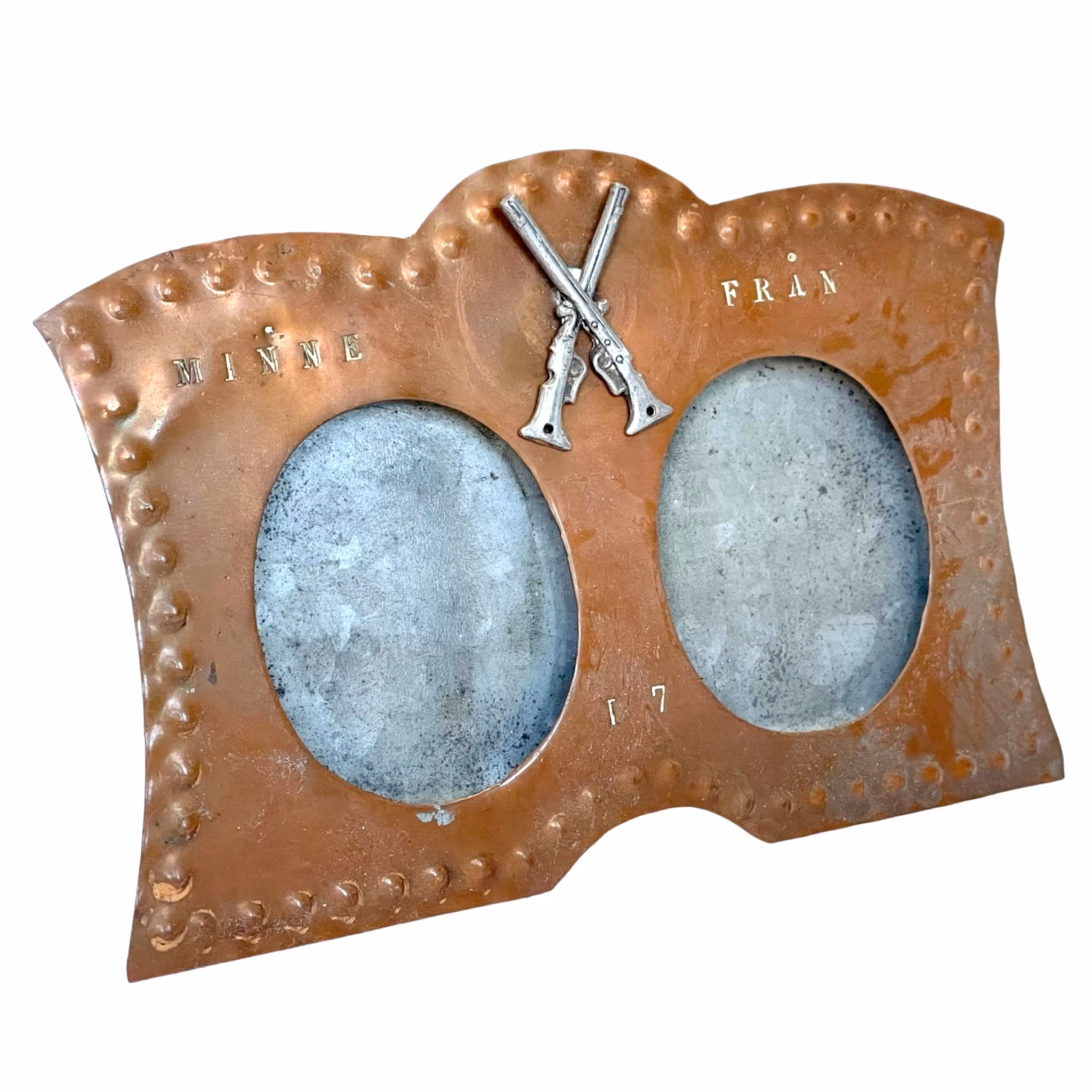 Antik kobber fotoramme, ramme