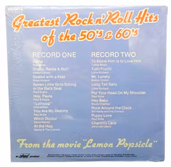 Greatest Rock N Roll Hits, 50s to 60s, LP NY