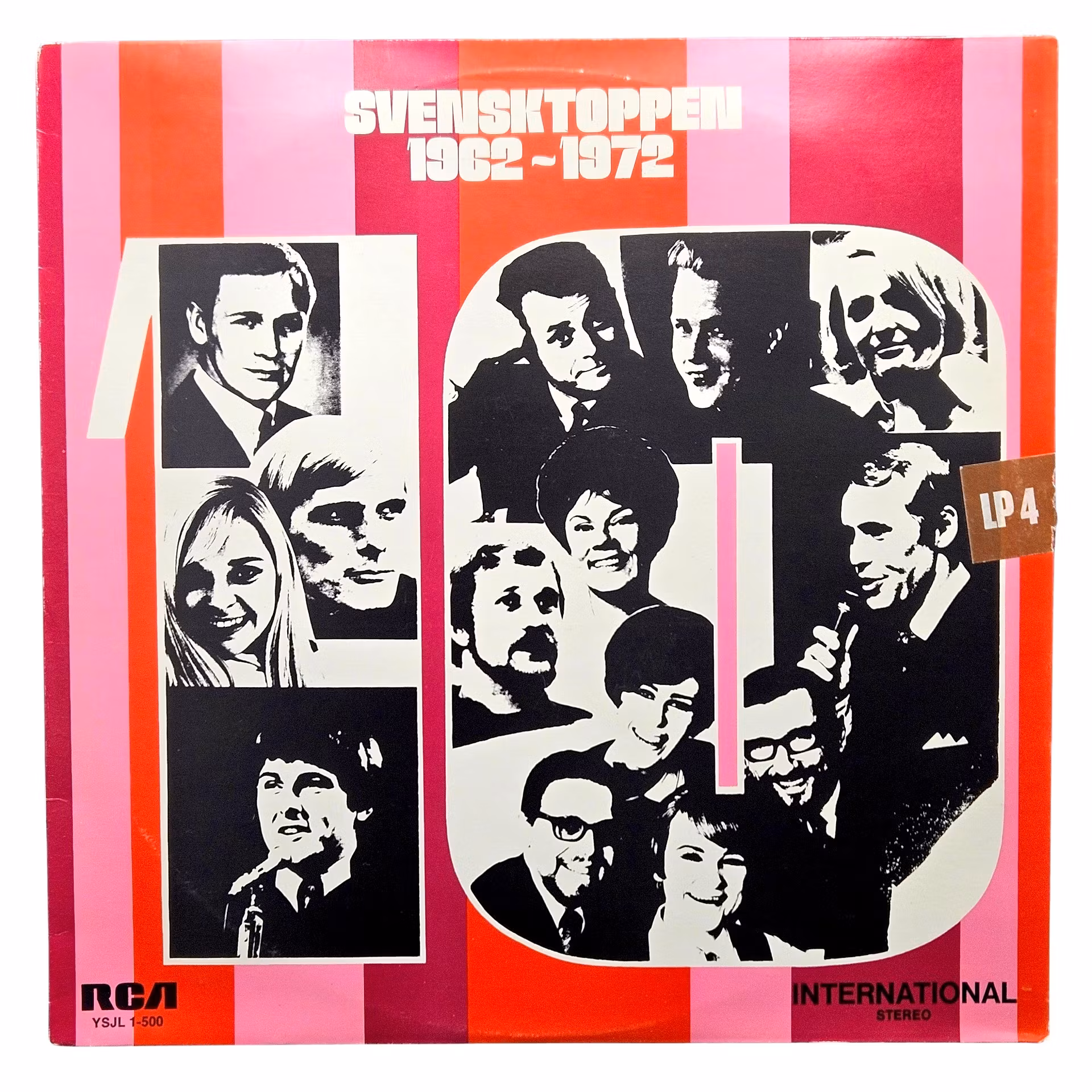 Svensktoppen, 1962 till 1972, LP