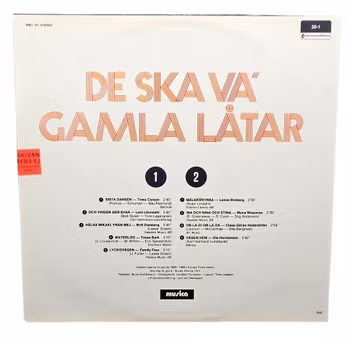 De Ska Va Gamla Låtar, LP