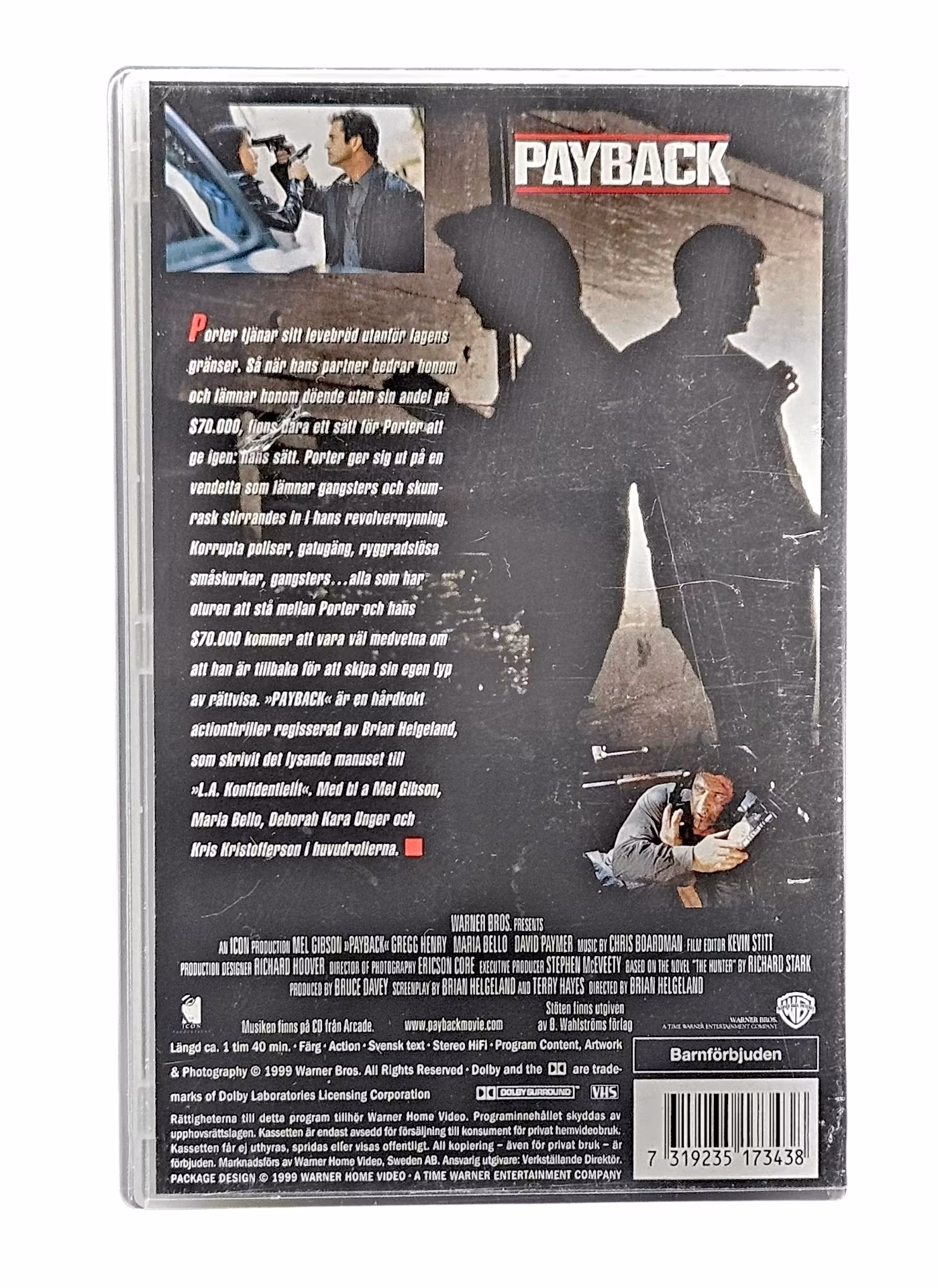 Mel Gibson, Payback, VHS NY