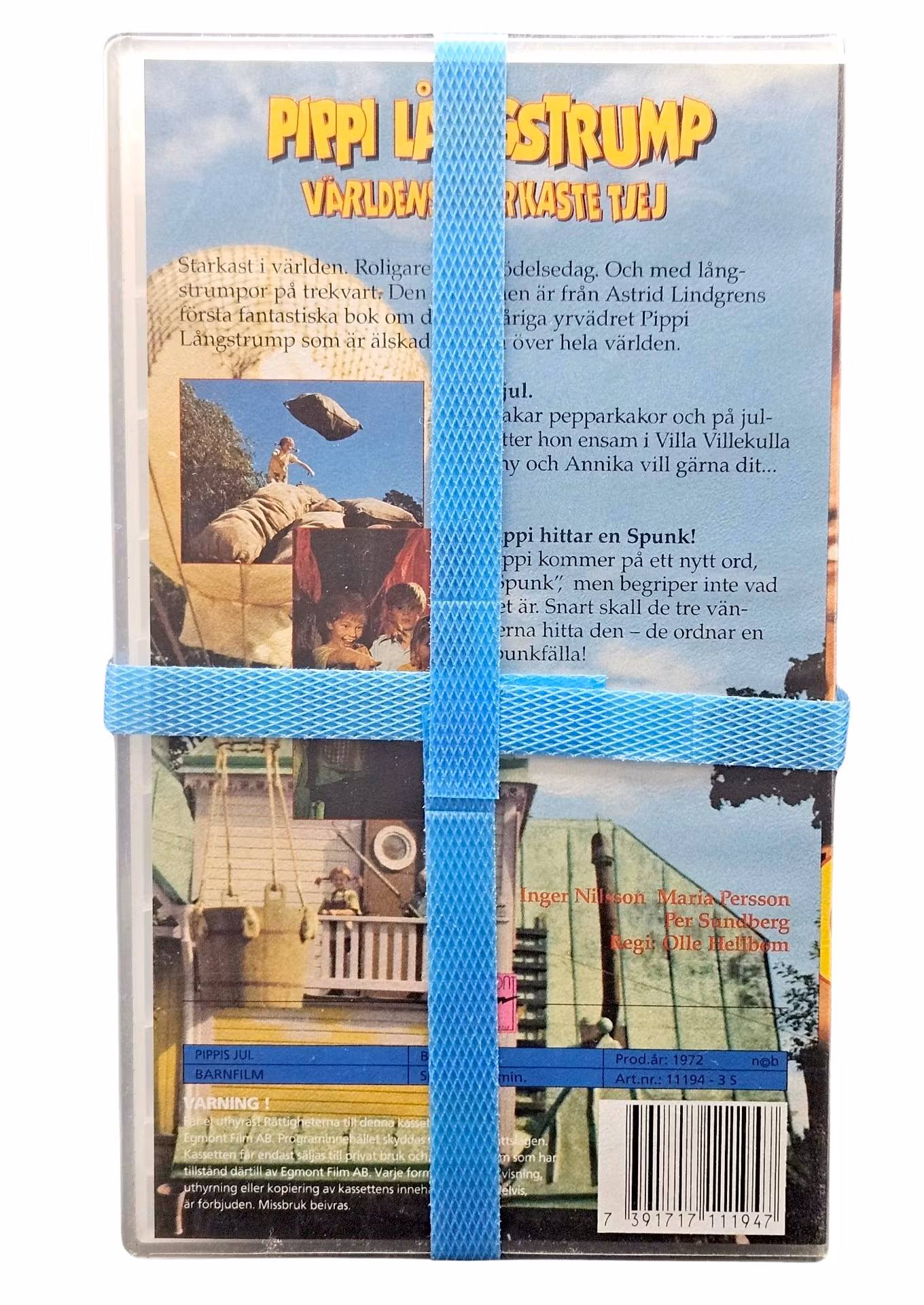 Pippi Långstrump, Världens Starkaste Tjej, VHS NY