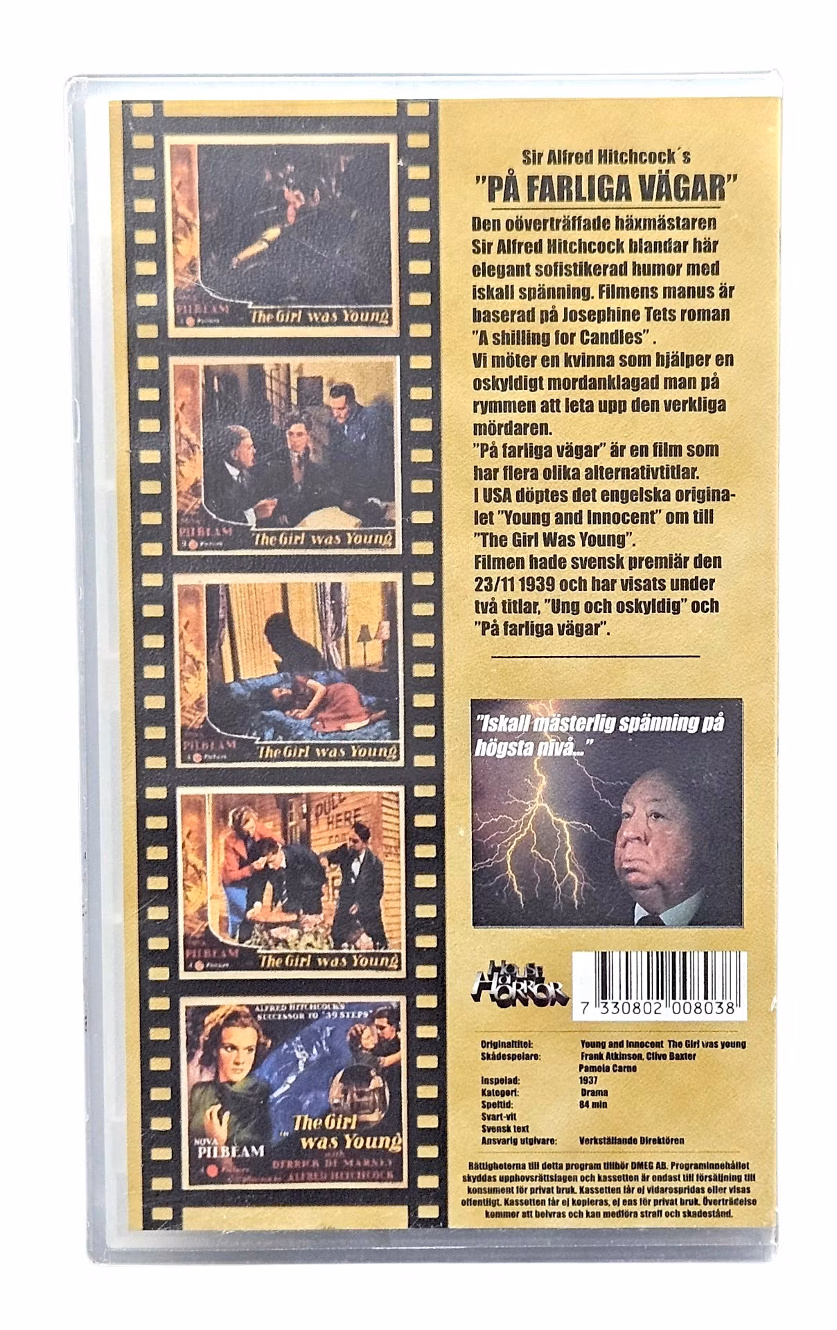 The Girl Is Young, VHS NY