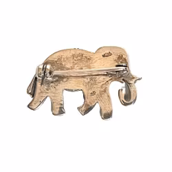 Elefantbroche, sølv