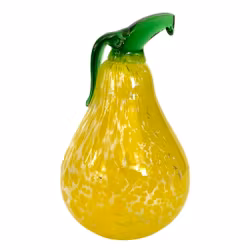 Konstglas, päron