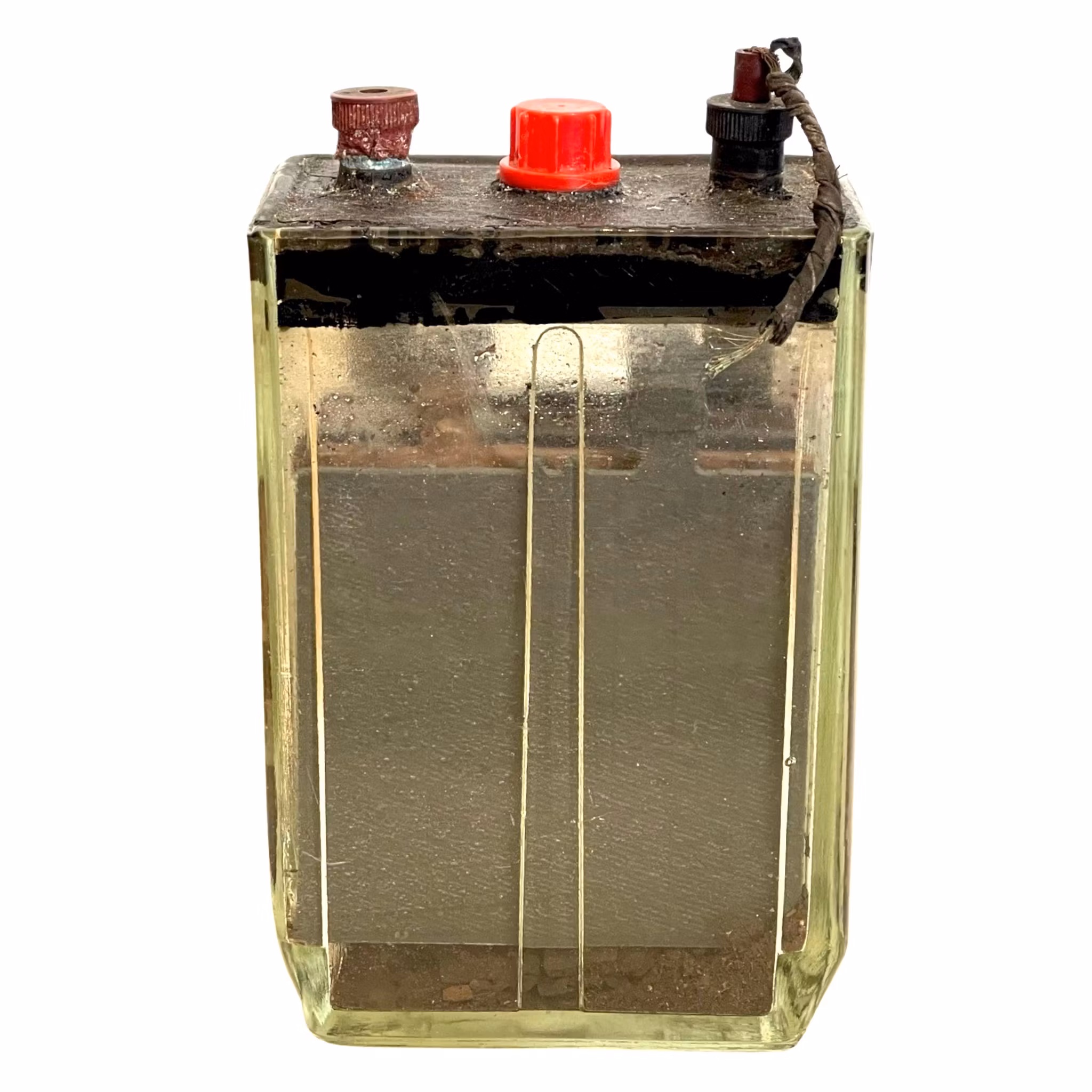 Batteri med glashölje, tidigt 1900-tal