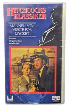 Hitchcocks Klassiker, Mannen Som Visste För Mycket, VHS NY