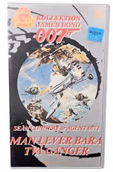 James Bond 007 Kollektion, Man Lever Bara Två Gånger, VHS NY