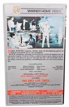 James Bond 007 Kollektion, Man Lever Bara Två Gånger, VHS NY