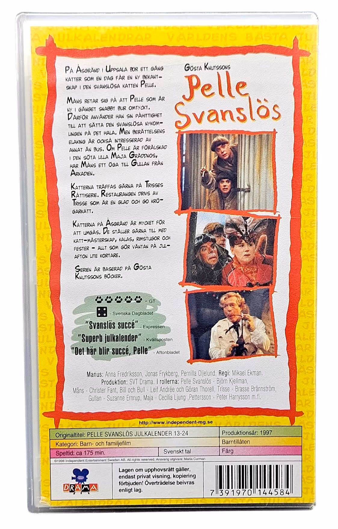 Pelle Svanslös, VHS NY