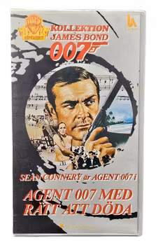 James Bond 007 Kollektion, Agent 007 Med Rätt Att Döda, VHS NY