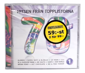 Hitsen Från Topplistorna, 70 Talet Volym 1, CD NY