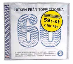 Hitsen Från Topplistorna, 60 Talet Volym 3, CD NY
